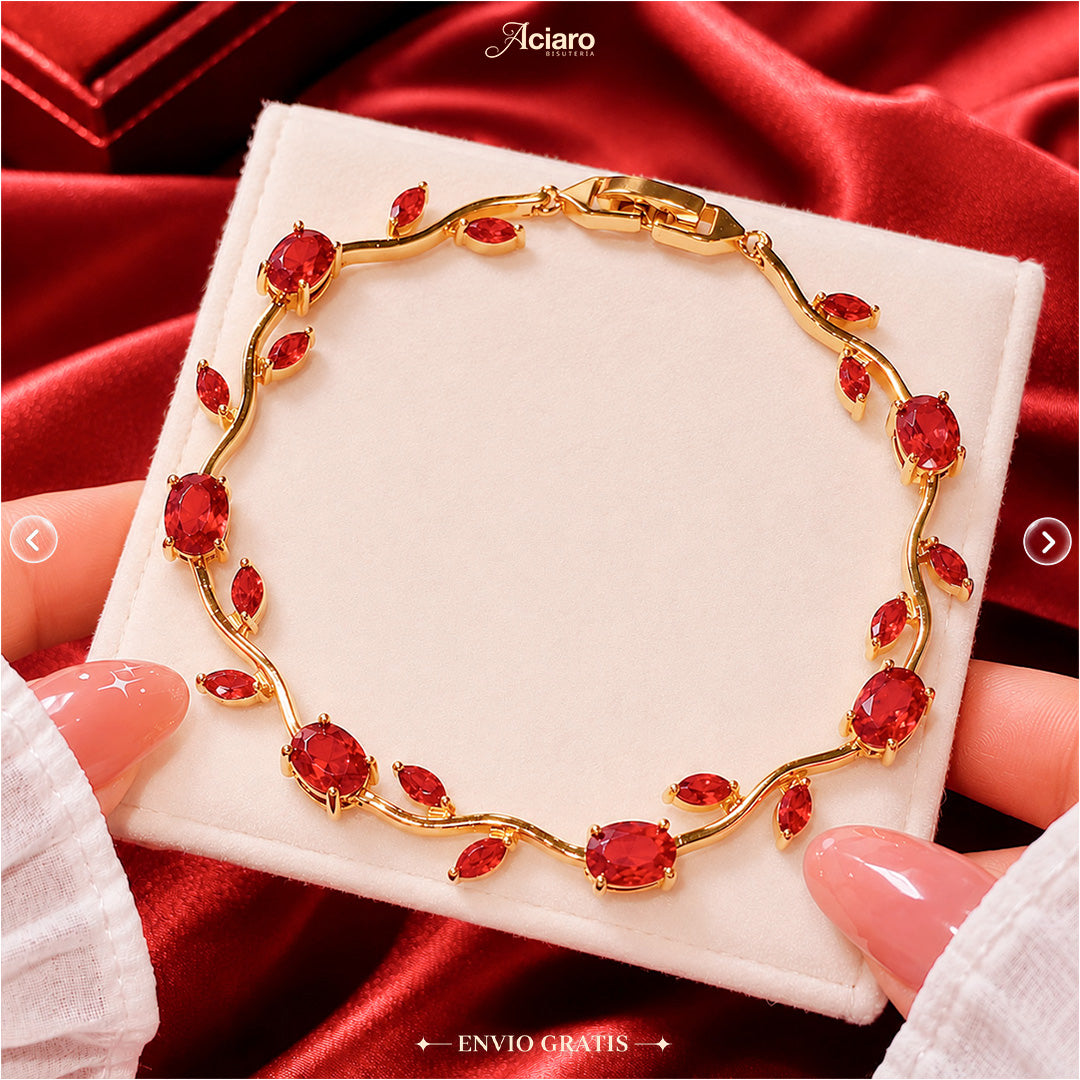 Pulsera tulipán Roja 🌷❤️