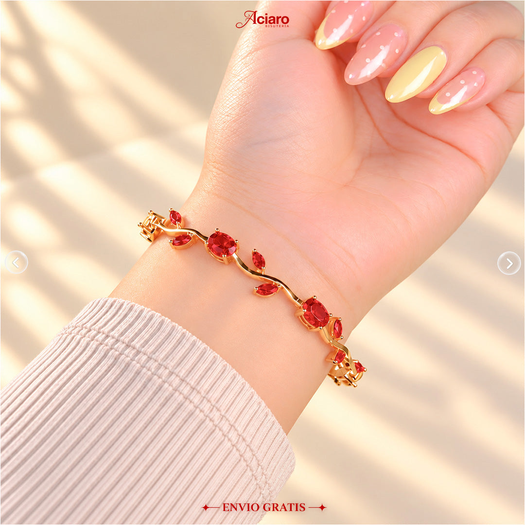 Pulsera tulipán Roja 🌷❤️