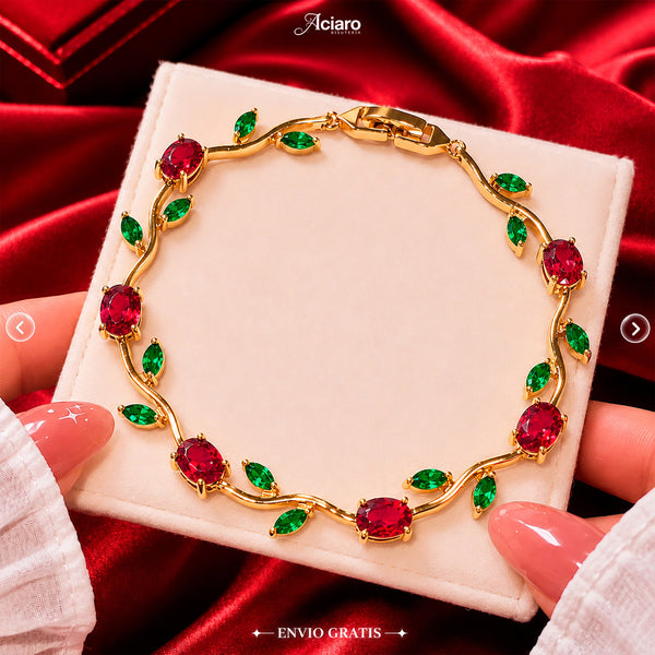 Pulsera tulipán roja