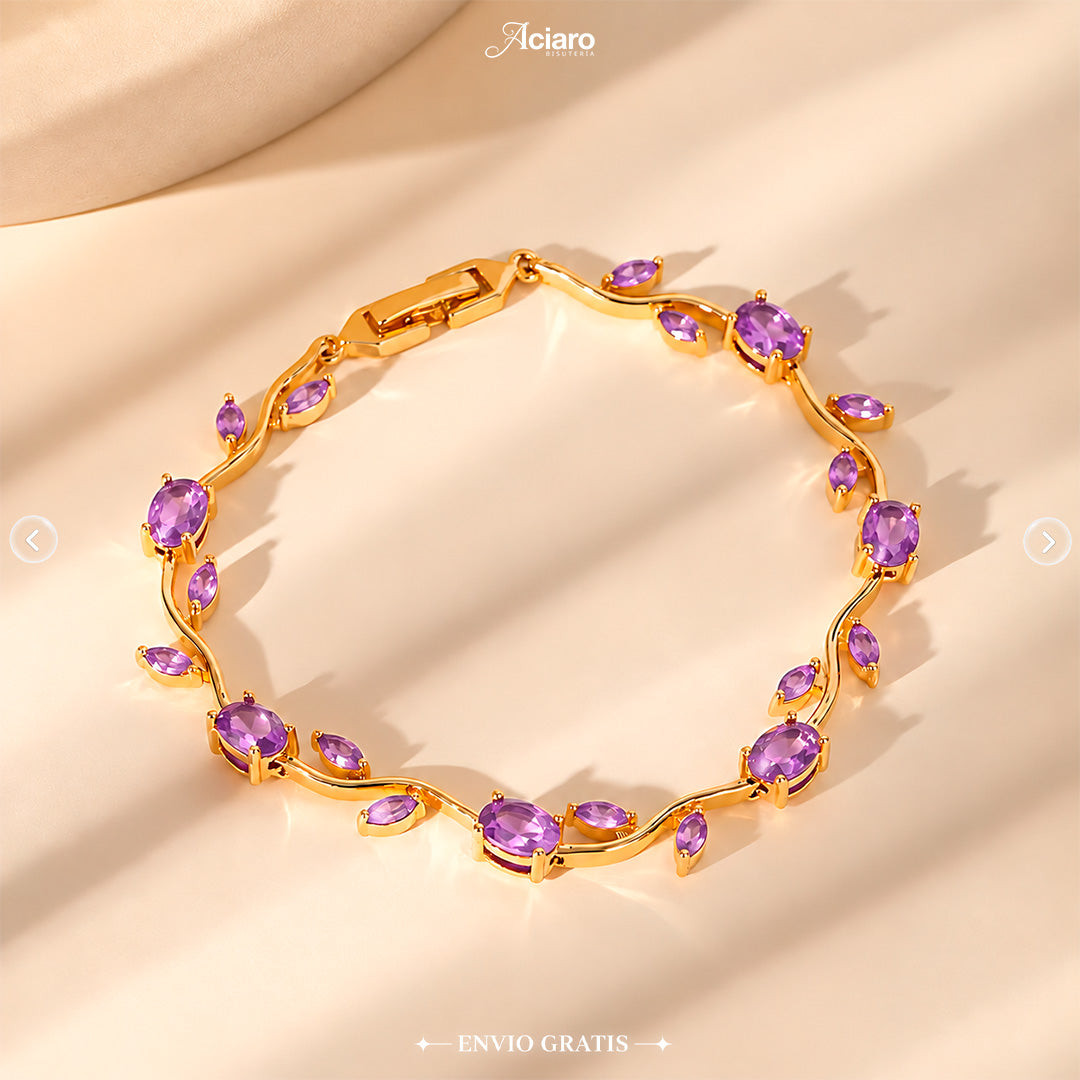Pulsera Tulipán Lila🌷💜