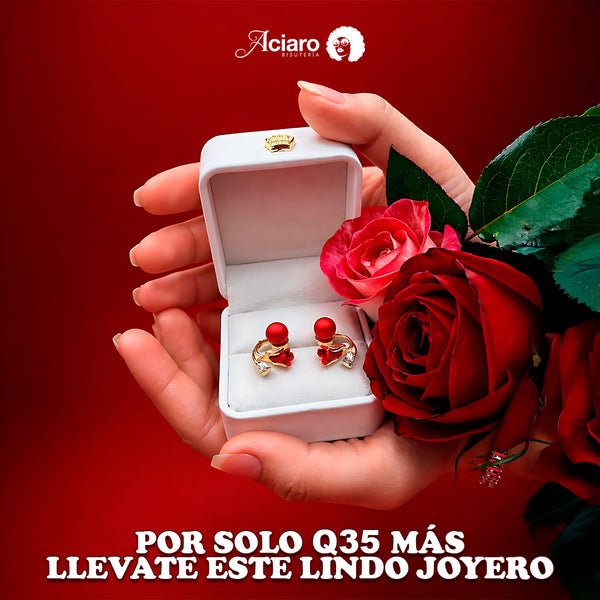 PUEDES SOLICITAR TU JOYERO DE CUERINA PREMIUM 🌹✨
