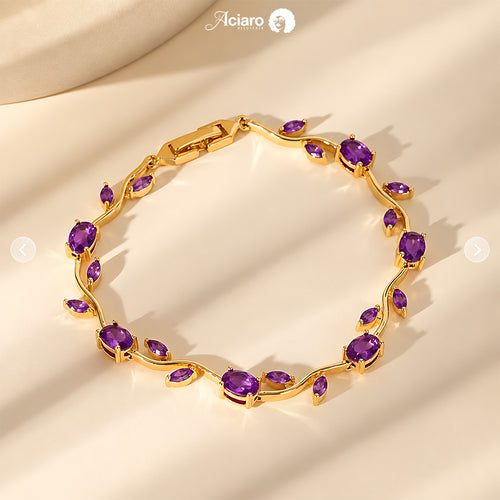 Pulsera Tulipán Morada 🌷💜